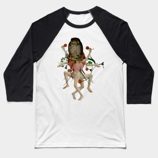 Owl from "The Garden of Earthly Delights" Baseball T-Shirt